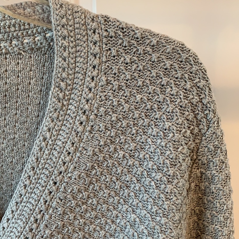 Appleseed's Knit Button Down Gray Cardigan Sweater NWT - Picture 2 of 10